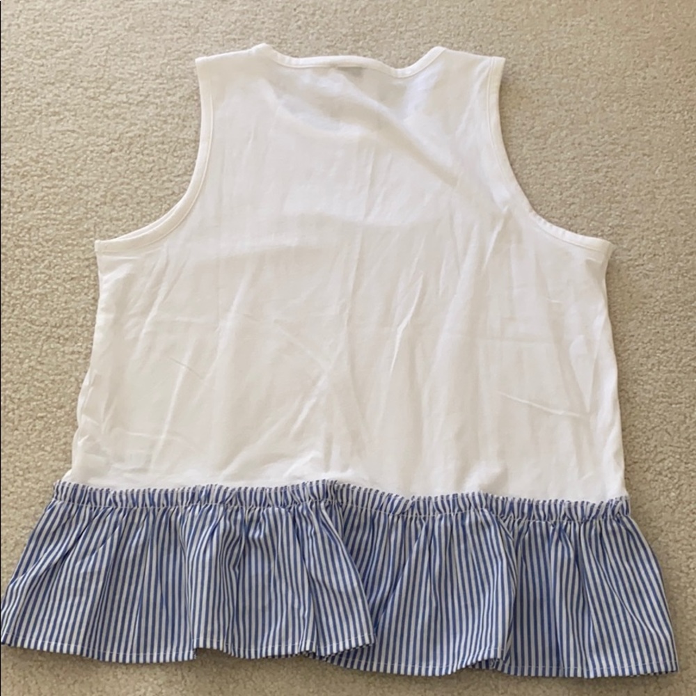 J Crew Woven Hem Tank Top - Picture 5 of 5